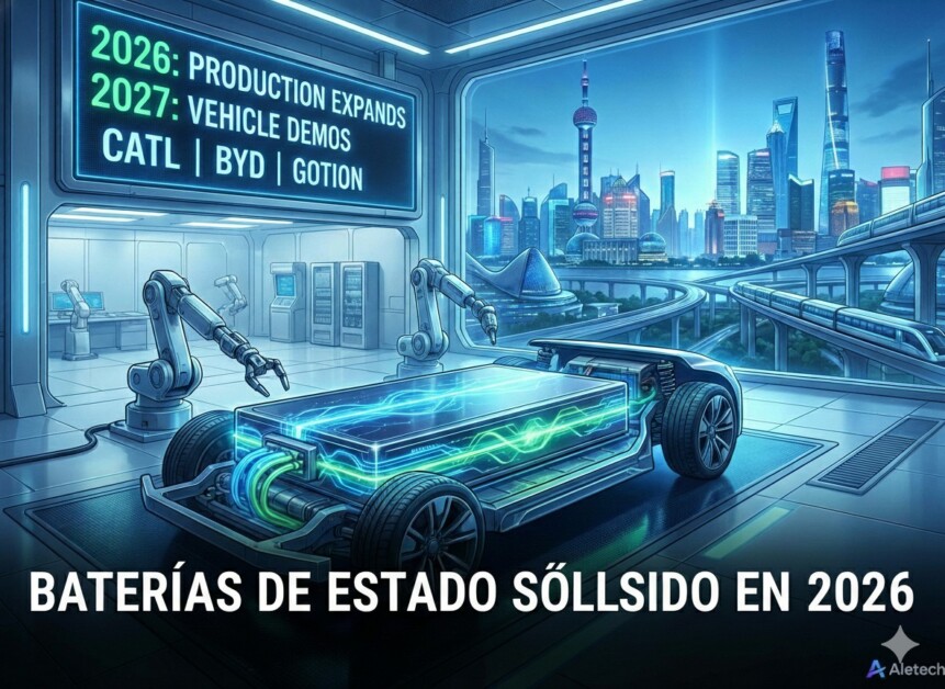 China fija el 2026 como el año de la producción en masa de las baterías de Estado Sólido